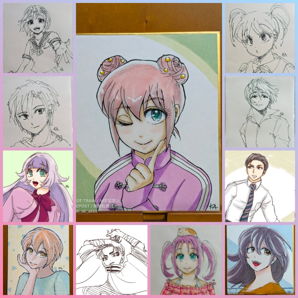 k_ak_ak_akkk's tweet photo. 今日もお疲れ様ですっ！👍✨
そして今月も拙い落描きを見ていただきまして
誠にありがとうございました！💖🙏✨🙇
#今月描いた絵を晒そうㅤ 
#絵描きさんフォロバ100 https://t.co/eTh0tebLKS