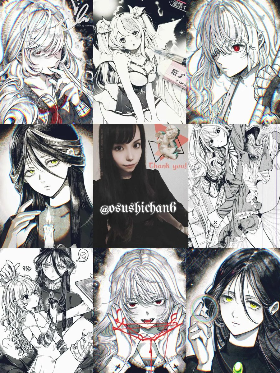 osushichan6's tweet photo. I AM TIRED OF GETTING MY ART STOLEN ON THIS PLATFORM😭!!!!!!
So here is an introduction: 

Hi! My name is Sushidog, I’m a half Japanese, half American artist who is working HARD to get my manga published! I draw dark fantasy manga with cute gothic vibes! https://t.co/gikh3PkPl4