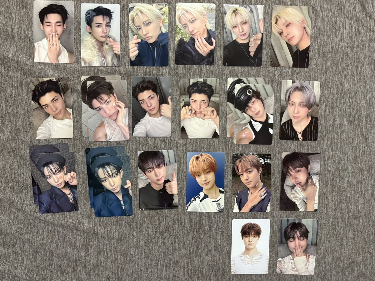 imnas511's tweet photo. &amp;TEAM Mark on Me MoMトレカ 交換

譲 EJ FUMA K NICHOLAS YUMA JO HARUA TAKI MAKI 画像1～3枚目

求 JO 画像4枚目🤍以外

よろしくお願いいたします😌

#andTEAM交換 #andTEAM_交換 https://t.co/aSGaWrOYp9