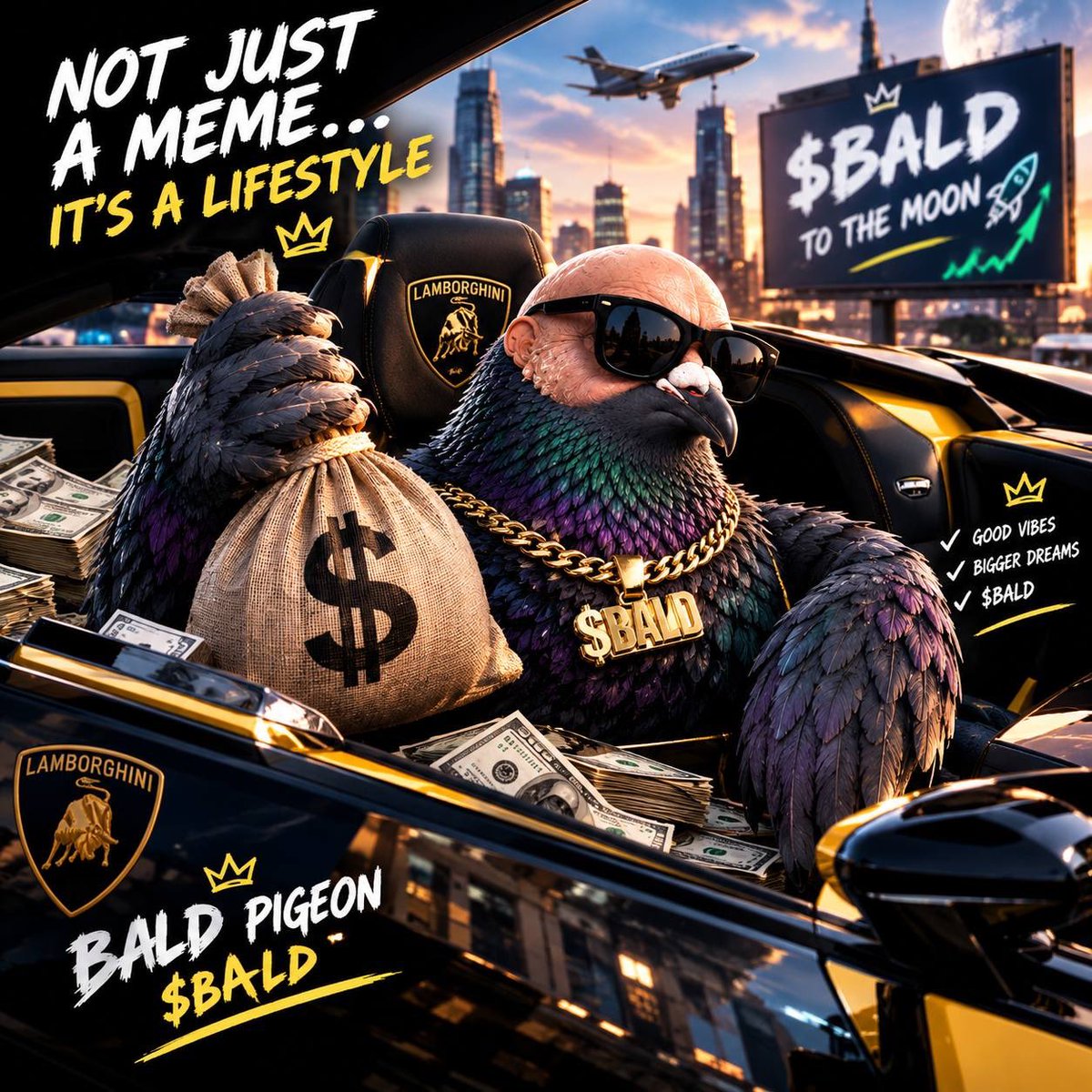 Caramelici's tweet photo. Bro went from flying for crumbs to flying in a Lambo 🐦💰 $BALD

My entry🥰 https://t.co/vtasioVlWg