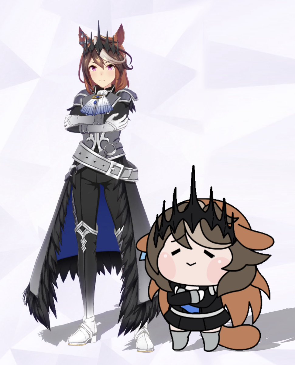 Dered_Grex's tweet photo. ふたりはカイチョー
#ウマ娘
#たぬき https://t.co/z0I99WZdeL