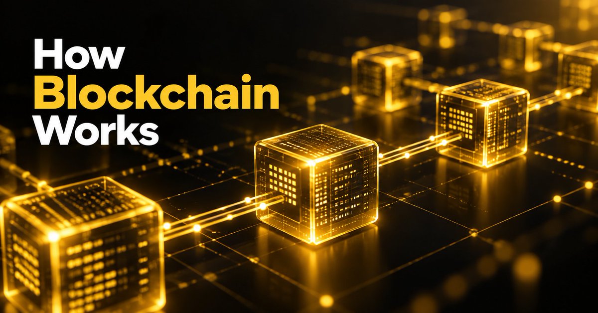 NoshyyBNB's tweet photo. What actually makes a blockchain different from a traditional database?

It is not simply that the data is stored digitally.

A blockchain is designed so that records are shared across a network and linked together in a way that makes historical changes difficult to alter without detection.

That creates some important properties:

• Transparency
• Traceability
• Decentralized verification
• Programmable transactions
• A shared record of activity

This is one reason blockchain technology can be used for much more than cryptocurrency.

Smart contracts, decentralized applications, digital assets, and new forms of financial infrastructure are all built around the same underlying idea:

A network can coordinate value and information without relying on one central database to control the entire system.

Understanding the technology matters before understanding the products built on top of it.

Education first. Decisions second.