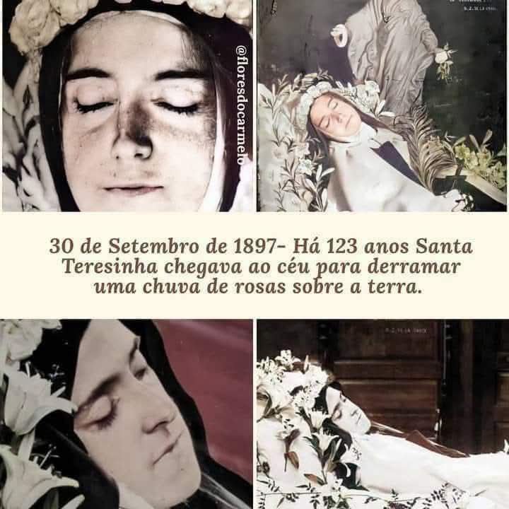 oquartodomonge's tweet photo. Há 129 anos, com apenas 24 anos de idade, entrava na pátria celeste Santa Teresinha do Menino Jesus. https://t.co/BBO1HB5fLq