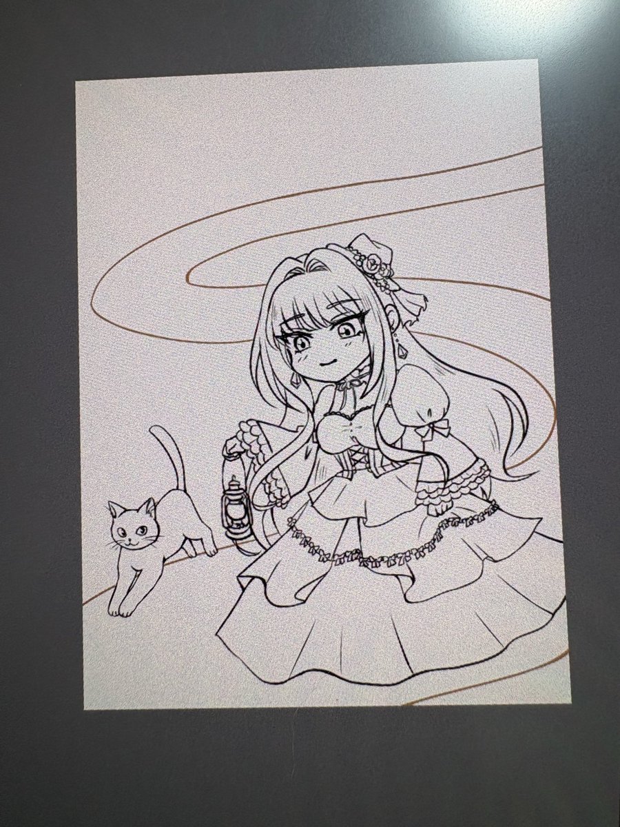 SAVA798330's tweet photo. 先日の紫羅さんのつくイラ集合絵のうちの子があまりにも可愛くて逆輸入して（紫羅さんに報告済）描いてみた！
このままハロウィン絵にしよう🎃 https://t.co/C0FE2x54Q5
