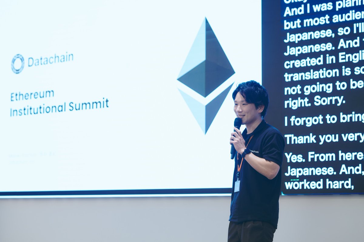 eis_eth's tweet photo. To our sponsors.

Platinum / VIP Party:  @ETHGasOfficial 
Gold: au Coincheck Digital Assets
Silver: @datachain_en , @StandX_Official 
Networking: @tether

This day would not have happened without you. 
Thank you.

#EIS2026 https://t.co/rTIeioL7ZG