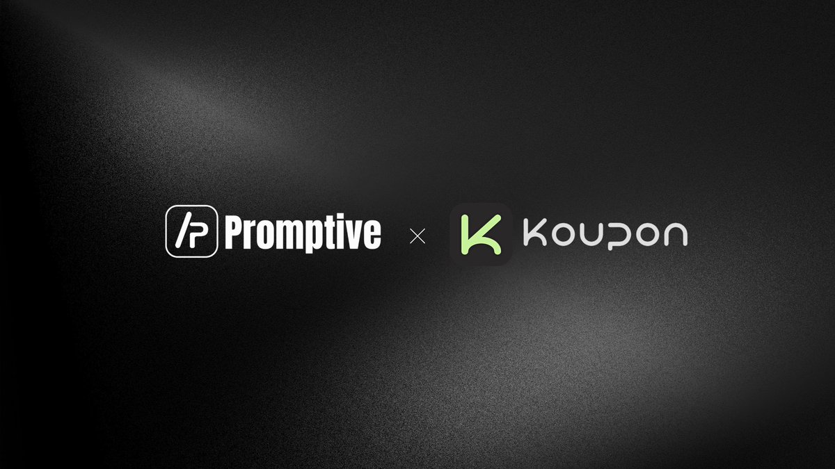 PromptiveOne's tweet photo. We’re excited to partner with @KouponAI to bring products and stories closer together. ✨

A new way for creators, brands, and audiences to connect through content.

#MyAIAgent #PromptiveAI #AITellsYourStory #CreatorEconomy #Ecommerce https://t.co/i9u1HlP5LQ