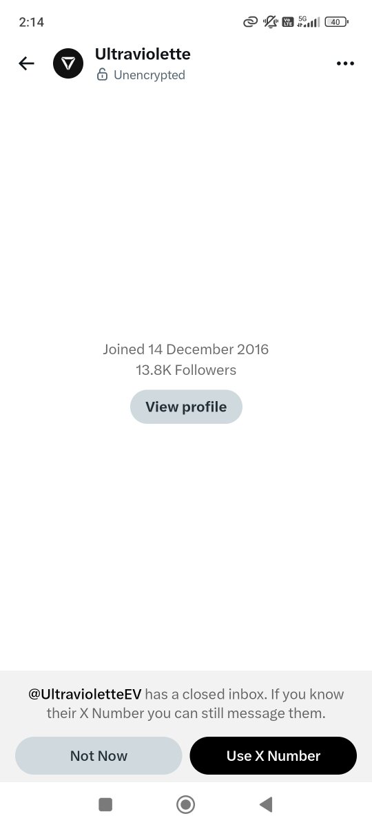 PavanKumar00079's tweet photo. @UltravioletteEV What shall I DM to you guys? If you guys close the inbox https://t.co/PP1EncMjpD