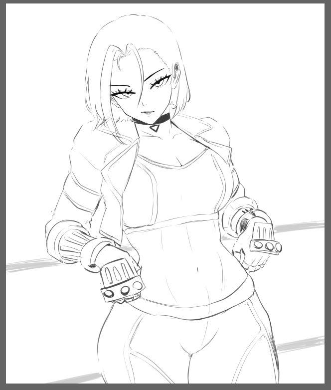WaifuViolenta's tweet photo. Cammy doodle https://t.co/zbyjIT08zo