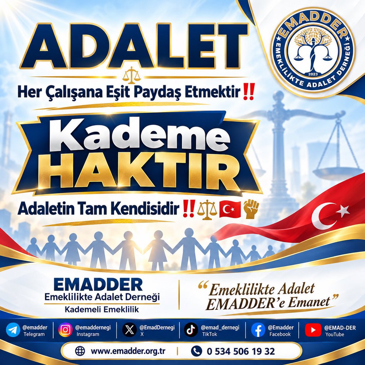 SelMa7012833594's tweet photo. Kademe haktır.

@EmadDernegi
#MeclisSıraKademede https://t.co/zJZxrCHvIP