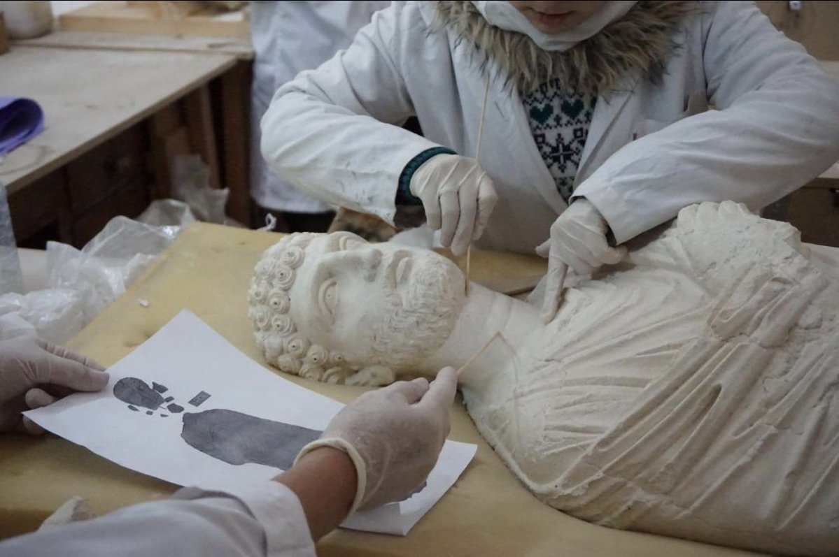 Siran_team's tweet photo. Good morning from Syria 🏛️
Restoring the past
Preserving Syria’s story
Every stone matters
Protect Restore Preserve
#Syria #SyrianHeritage  #Archaeology #Palmyra https://t.co/jtG66kQGCh