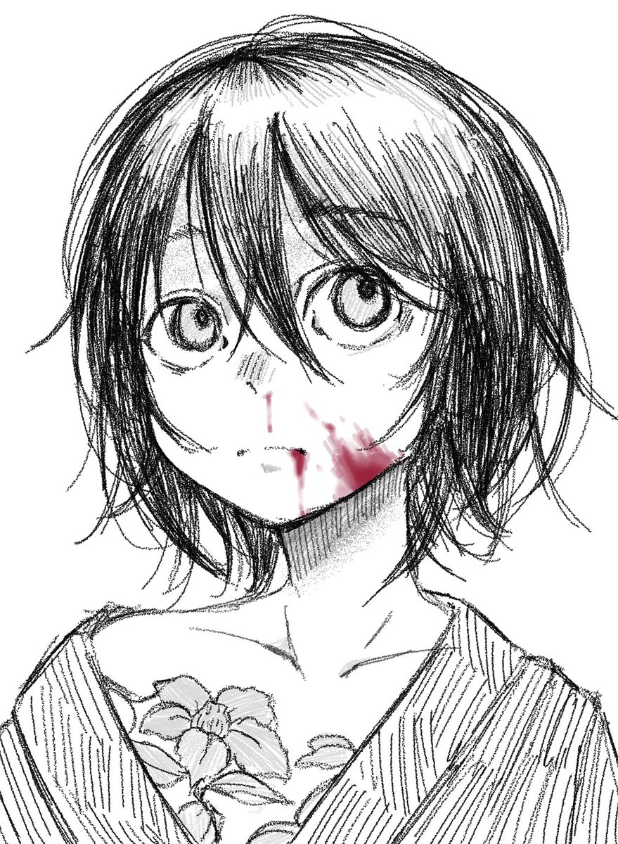 552_oda's tweet photo. 可哀想な子ばっかになっちゃった
#今月描いた絵を晒そう https://t.co/PvfKbLeYtT