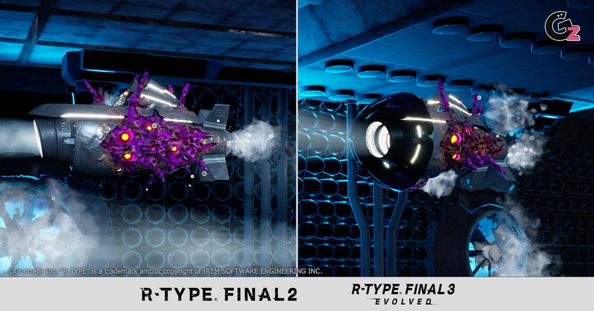granzella_games's tweet photo. [お知らせ] GZ公式noteを更新しました！R-TYPE FINAL 2 / 3 EVOLVEDに登場する敵「バイド」に焦点を当てた新コーナー。
バイド小話No.1「侵食された潜水艦 N・ティラス」と「盾付き潜水艦 D・ティラス」| #RTypeFinal2 / #RTypeFinal3Evolved
https://t.co/vwZckJW210
ぜひご覧ください！
#rtype #バイド小話