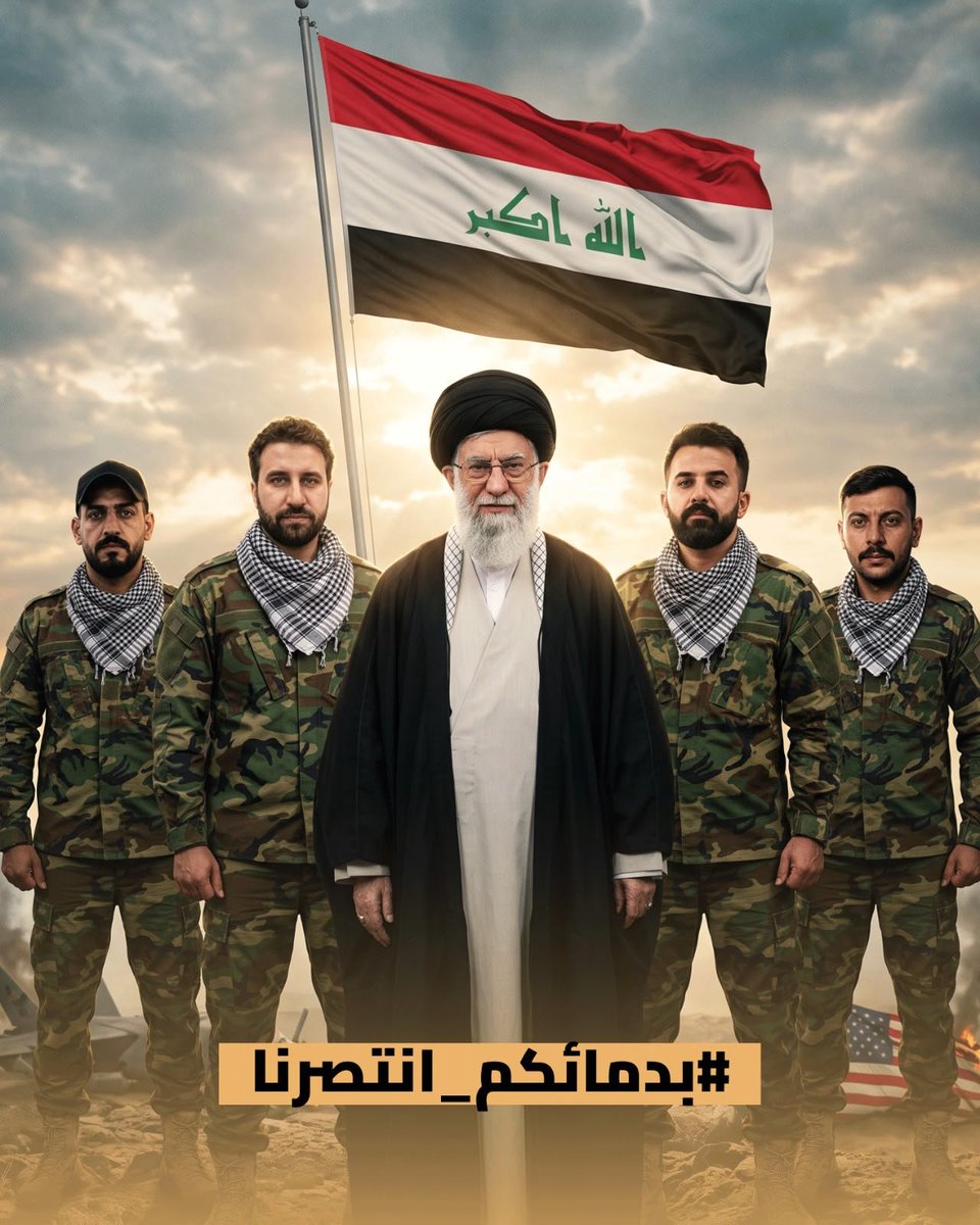 alshmry1019's tweet photo. .خروج القوات الأجنبية اليوم هو الثمرة الحية للدماء الطاهرة التي قدمتها حركة عصائب أهل الحق، دماءٌ خطت كرامة الوطن ورفضت الخضوع.
#بدمائكم_انتصرنا https://t.co/BnZrYOkfyD
