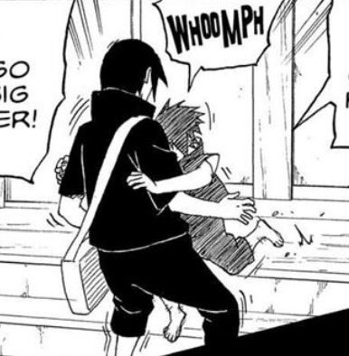 bbysasu's tweet photo. Sasuke is a hugger btw 

His first instinct was always to run towards Itachi and hug him, he even squeezes Itachi out of adoration, later whenever Itachi beckons, he still runs towards him and would’ve hugged him if Itachi didn’t push him away with the forehead poke 1/2 https://t.co/9dkECl1LVU