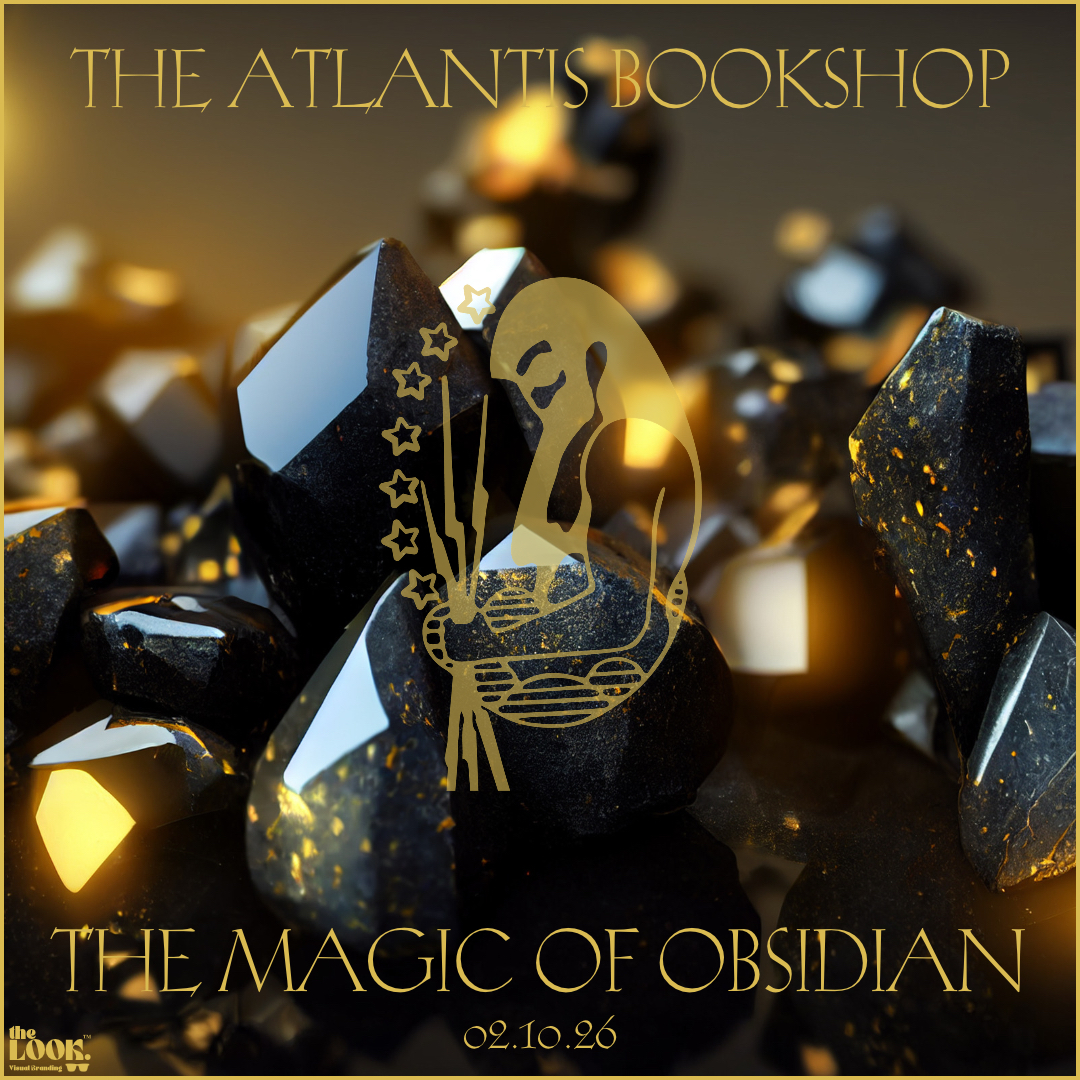 AtlantisShop's tweet photo. ***REMINDER***

Join us for an atmospheric evening on Fri 2 Oct exploring obsidian, one of the most mysterious &amp; reflective materials of the mineral world. An evening of mystery, reflection, intuition, transformation &amp; guided meditation awaits.

Book @ https://t.co/VeGKw10Xdq https://t.co/b2UXpXPCZh