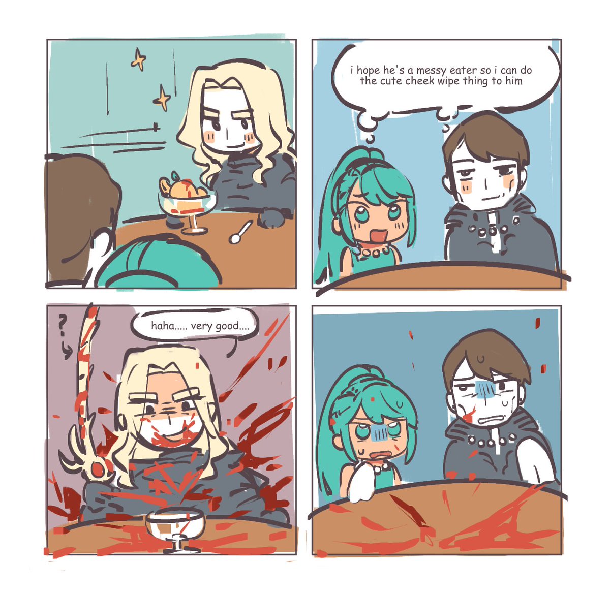 pistachiosoda's tweet photo. i'm having fun with dietrich's route in fortune's weave https://t.co/NhcEmoZJr9