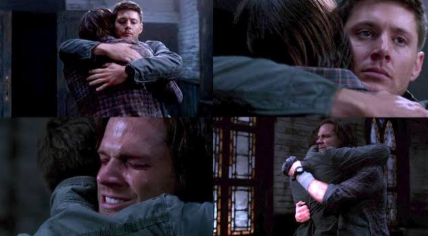 Astarte0854Bkup's tweet photo. Reminder: when Sam thought Dean preferred "another angel, another vampire" over him, he became more willing to sacrifice his life, so Dean told him "don't u ever think that there's anything past or present that I would put in front of u" then they renewed their vows.
Canon SPN. https://t.co/XufDmVVYGU