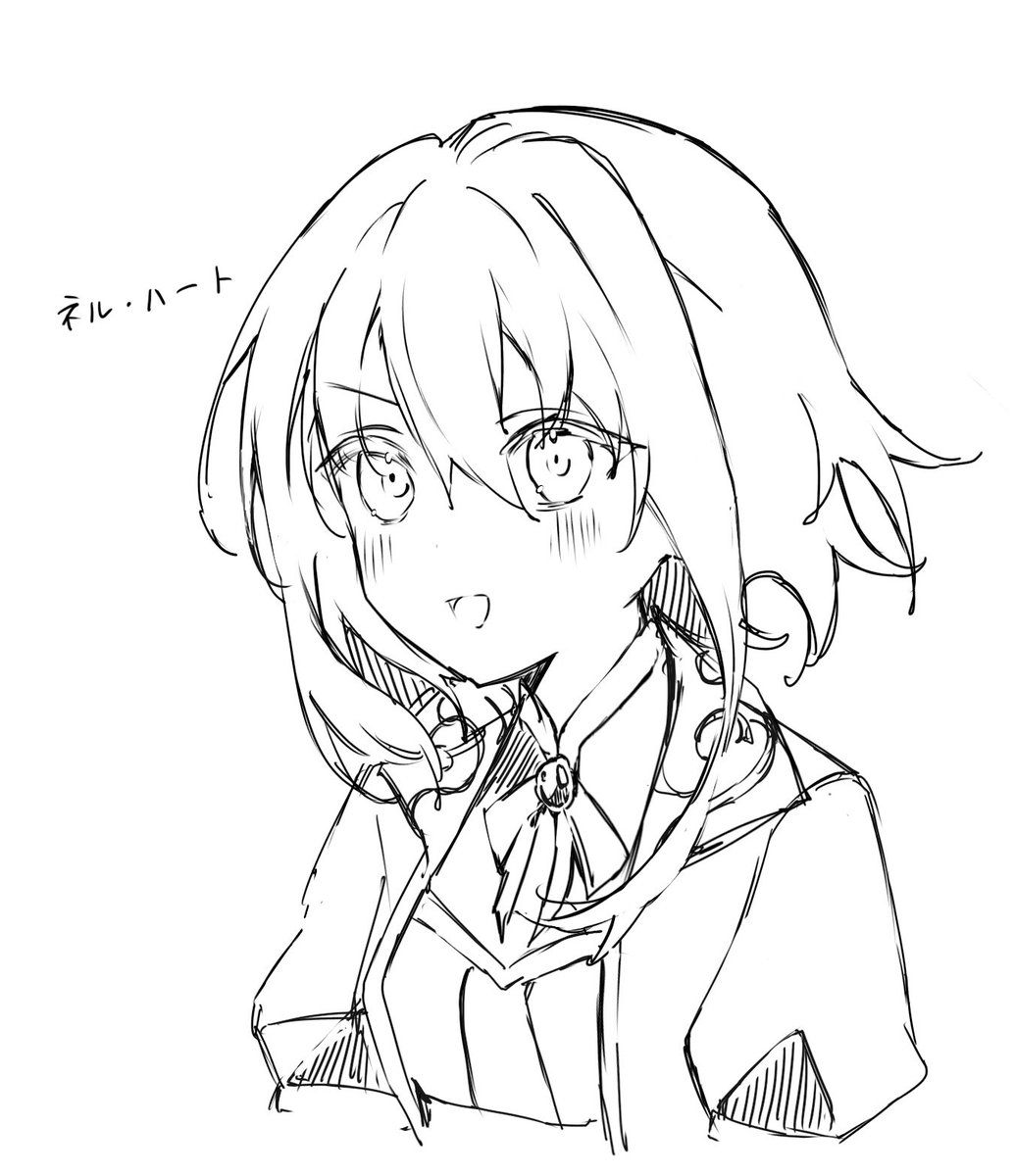 kinkan__4's tweet photo. レぱあさんリクエスト
ネル・ハート落描き(手抜きですみません) https://t.co/VlxtMv17sQ