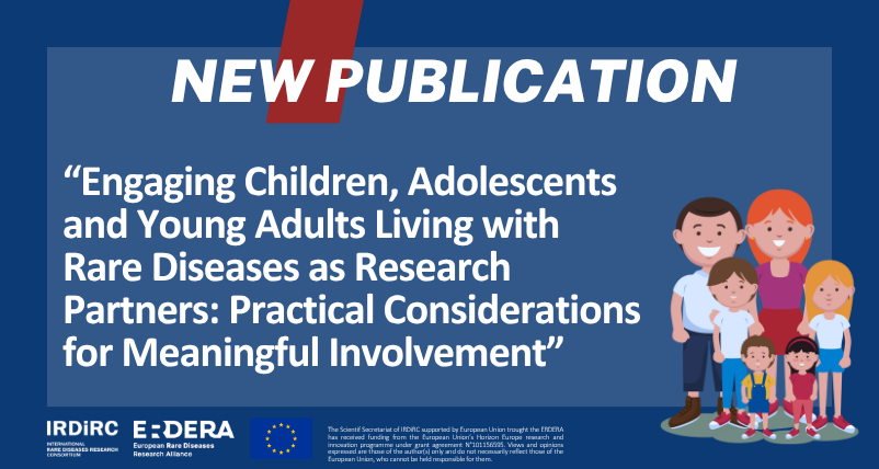 irdirc's tweet photo. 📣 New publication! How can young people with rare diseases become meaningful research partners? 

An IRDiRC perspective offers practical guidance for developmentally appropriate, ethical engagement. 

🔗https://t.co/QNUJsFOlqE https://t.co/bWJIOraC8w