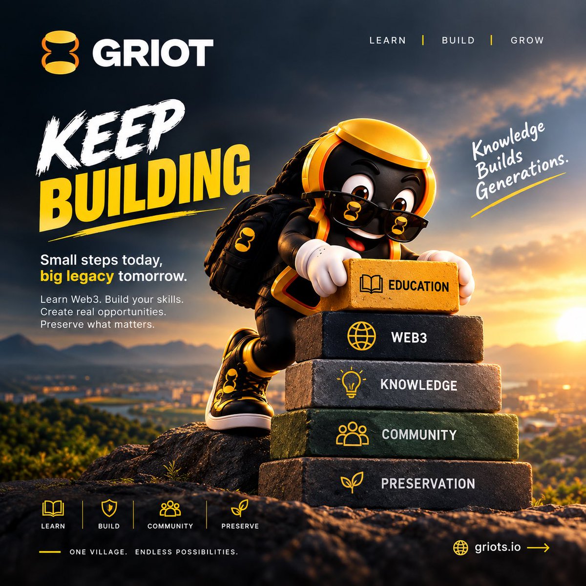 PsammyWeb3Sec's tweet photo. Just a little reminder to the community — keep building !!!!!!!

That’s the journey with Web3 — nobody has it all figured out. Keep showing up, keep exploring, and keep building 

Curious about $GRIOT? 
Come see what we’re building @Griotnative and join the journey 
#web3 #griot https://t.co/wRXYk1GkBY