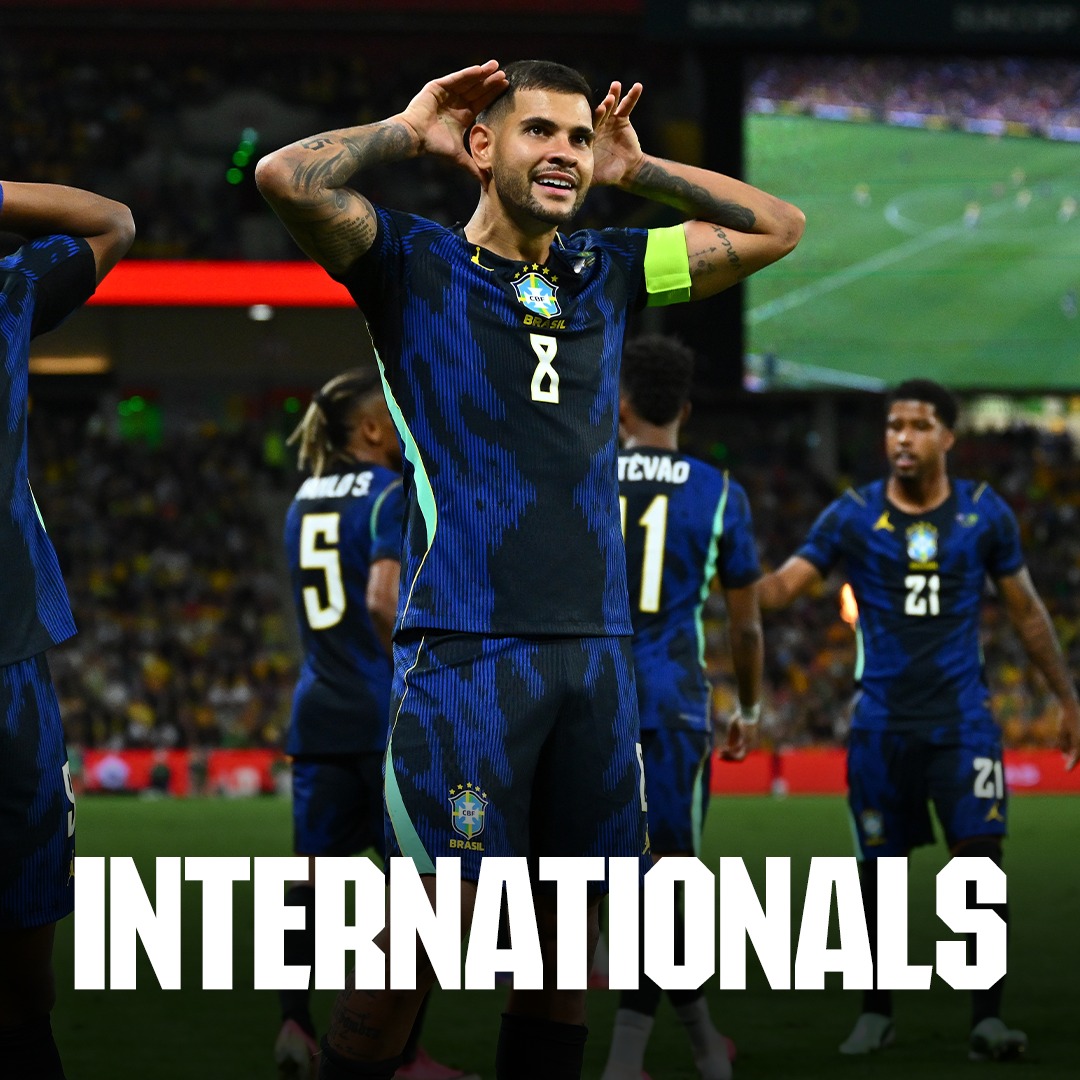 Arsenal's tweet photo. 🎯 Bruno strikes for the Selecao 
🅰️ Mikel notches assist for Spain
💪 Three Gunners involved in England victory

Another successful night's work for our Gunners 👇