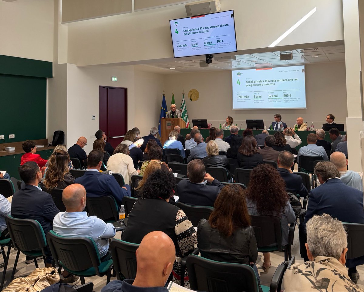 cislfp's tweet photo. CG @cislfp . @chierchiar : “In mancanza del rinnovo dei #ccnl, espunti a @Montecitorio , dal ddl di conversione del #DecretoPa , i 480 milioni che aggiornavano le tariffe DRG. Ecco dove porta l’ottusità delle controparti datoriali #Aiop e #Aris”. https://t.co/VNZi13rE4L