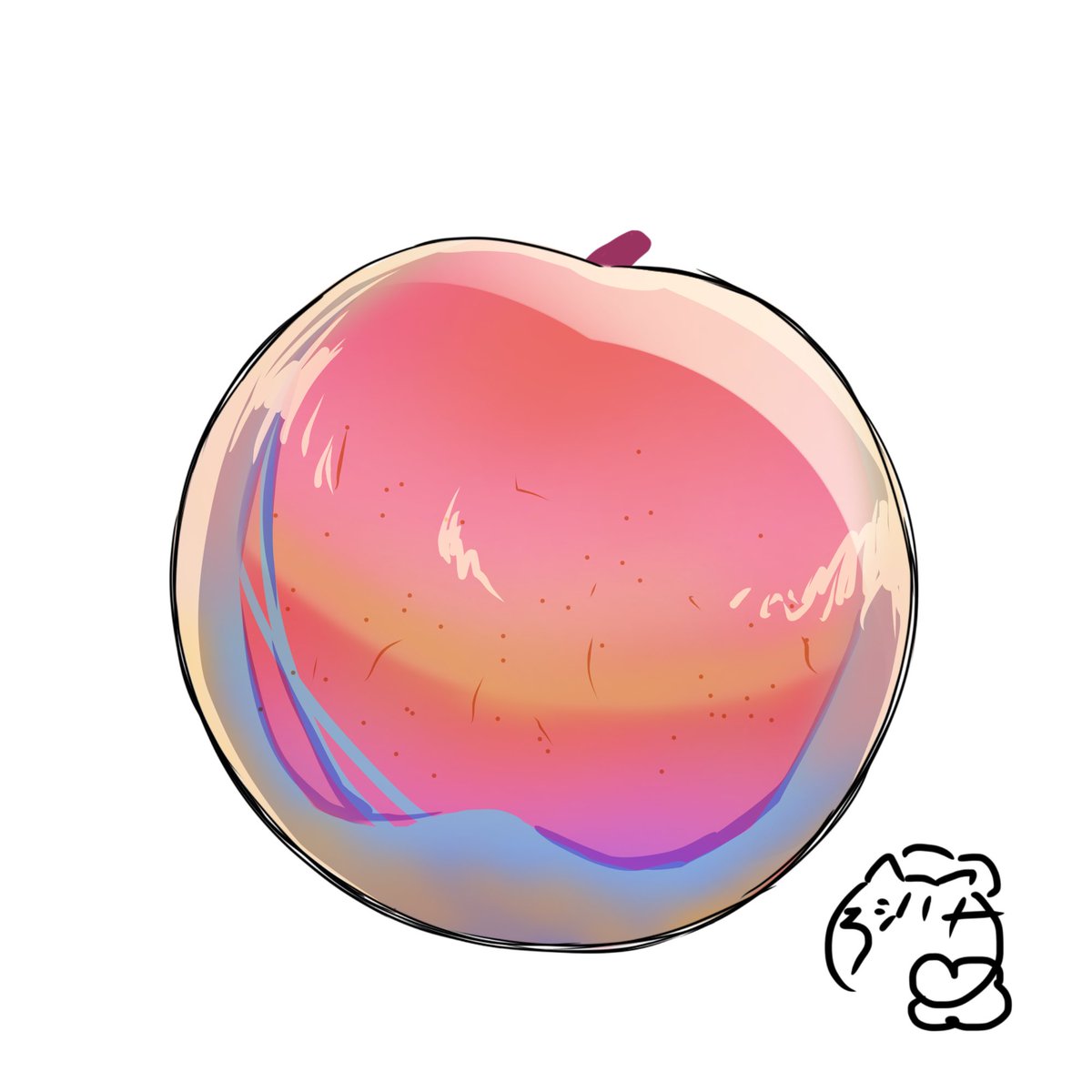 azisaazisa's tweet photo. 大陸塗り🍎
#イラスト練習中 #落書き https://t.co/Sw394Ka0Kn