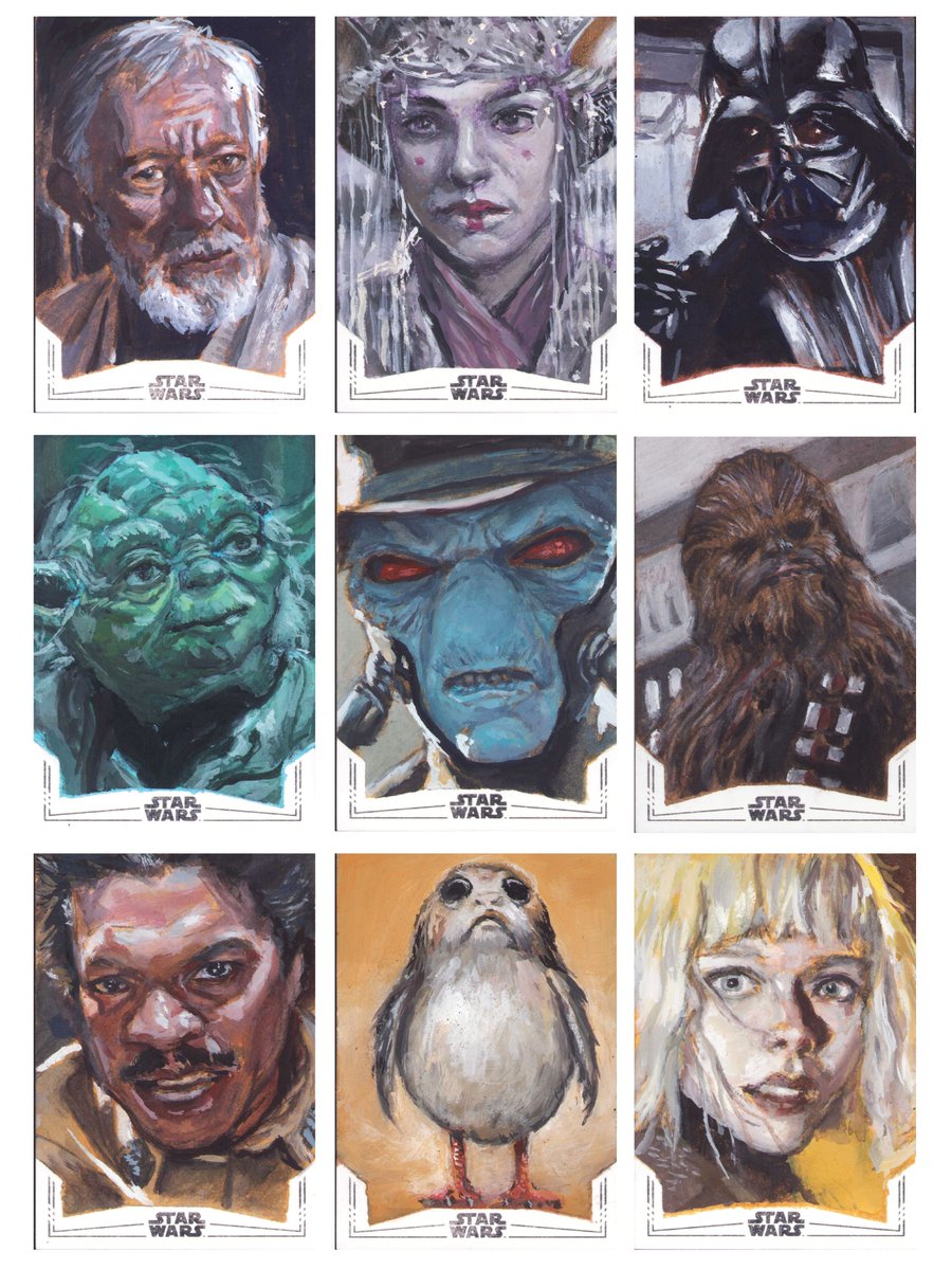Jinja_Ninja_78's tweet photo. Hello everyone! Today is the official release day for Topps Star Wars Chrome 26 so I can share the sketch cards that I did for this set.
Enjoy the artwork and May the Force Be With You!!!
#starwars #topps #toppschrome #starwarschrome https://t.co/6jErvm9sWd