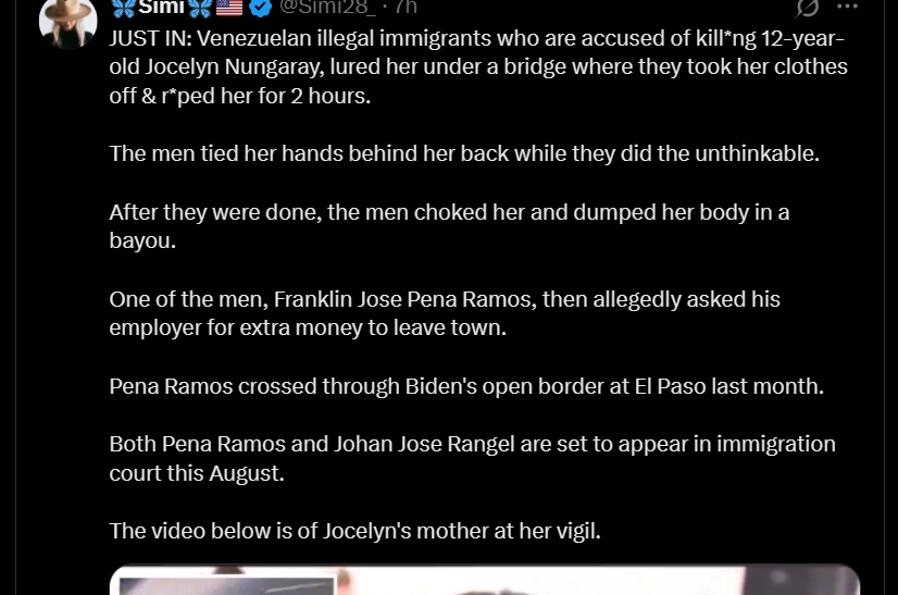 NoMoreDebate's tweet photo. @Simi28_ Why are you lying about the border? This is 100% Donald Trumps open border. https://t.co/uz5nred5sz
