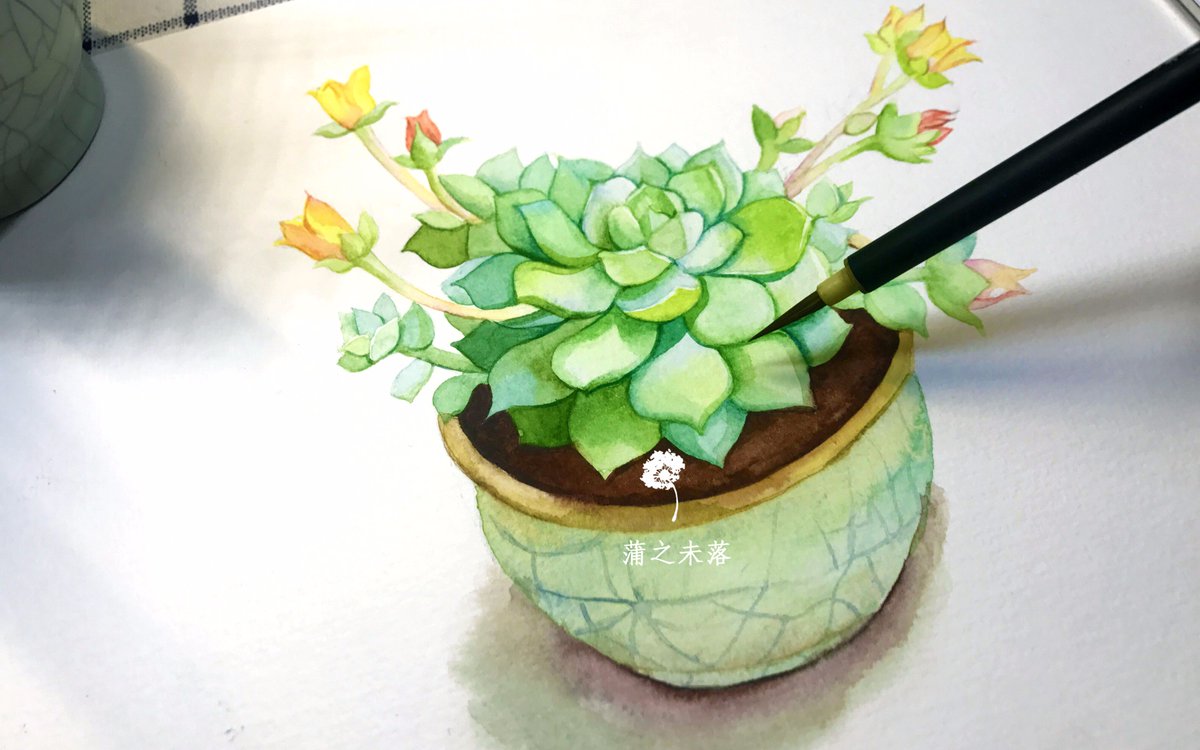 sorahai619651's tweet photo. Want to try something fun this weekend Pick up a watercolor pen and paint a small plant—no skills needed, just have fun creating! https://t.co/zcrT7dX1zL