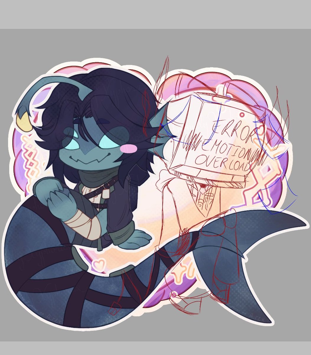 BlueStone_Real's tweet photo. Quick question for the Sebastian enjoyers, Is this good enough for a Chibi style?

(Ignore the fugly sketch next to him)

#sebastiansolace #art https://t.co/PfbjyMJ2tu