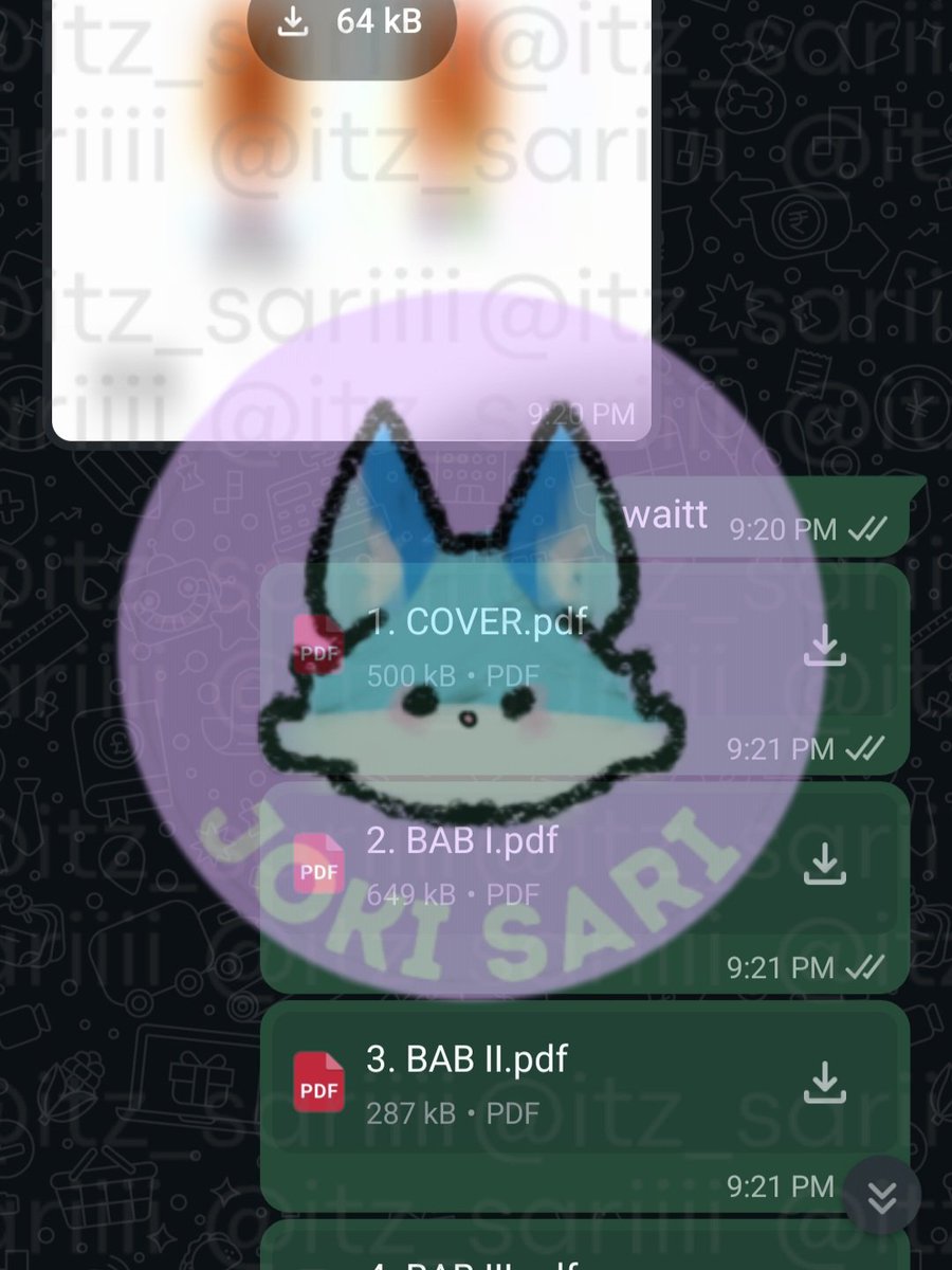 joki_sarii's tweet photo. 244 rapihin file
245 rapiin word dan penomoran halaman
246 pisahin file repository, update daftar isi, gambar, tabel
247 rapihin dafis, dafbel, dafgam, dafpus https://t.co/dJ1aYEsINv