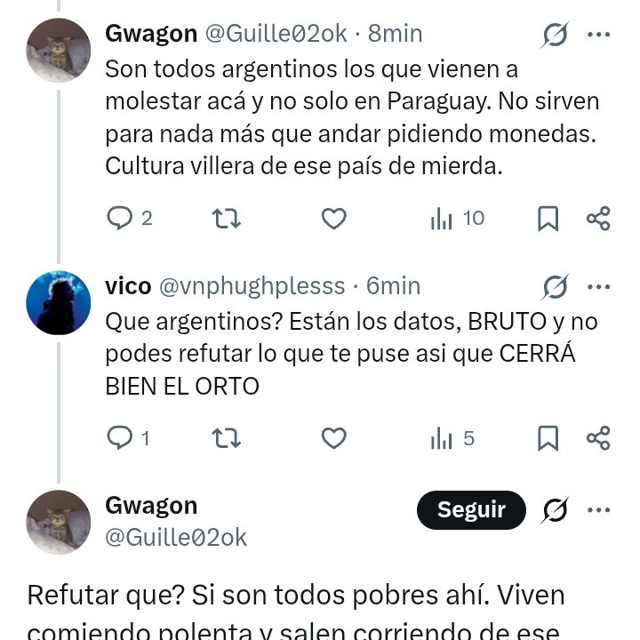 vnphughplesss's tweet photo. @gialoiseau @agustinnschez TOMATELAS PARAGUA A LOS SOBA NUTRIA COMO VOS SIEMPRE LES PASA LO MISMO POR ARRASTRARSE POR LOS LIMITROFES Y MARGINALES VILLEROS EMPOBRECEDORES DESDE LOS MACACOS A LOS GUARANÍES https://t.co/kNq6c7xmhh