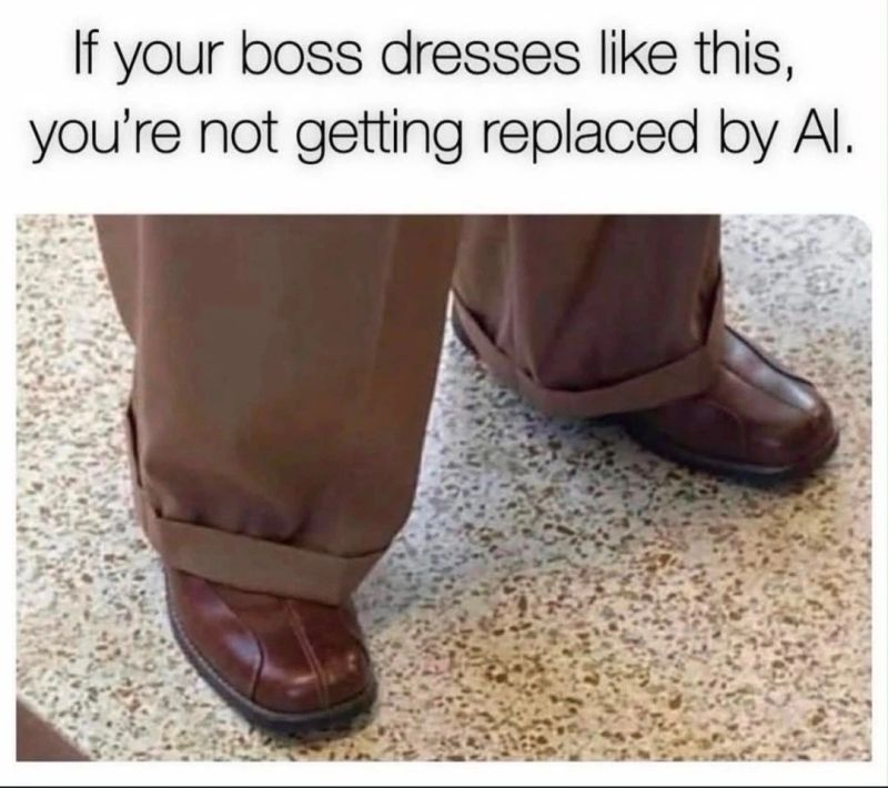 sajidanwar2020's tweet photo. #AI #ArtificialIntelligence #AIHumor #TechHumor #DeveloperHumor #WorkplaceHumor #OfficeHumor #Boss #FunnyMeme #Meme #CodingHumor #ProgrammerHumor #TechMeme #FutureOfWork #AIRevolution https://t.co/4OQrtiVrIQ