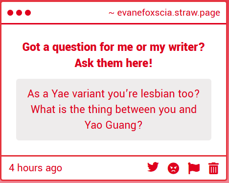 EvaneFoxscia's tweet photo. Madam Yao and I are veeeeeeeeery close~! 😊

https://t.co/hQoj3h69Jc https://t.co/twvai2z2Uv