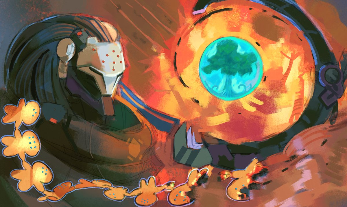 ludiludicolo's tweet photo. Suffer as I have or whatevaaaa 
#overwatch #fanart #ramattra https://t.co/R8DKVB5NT0