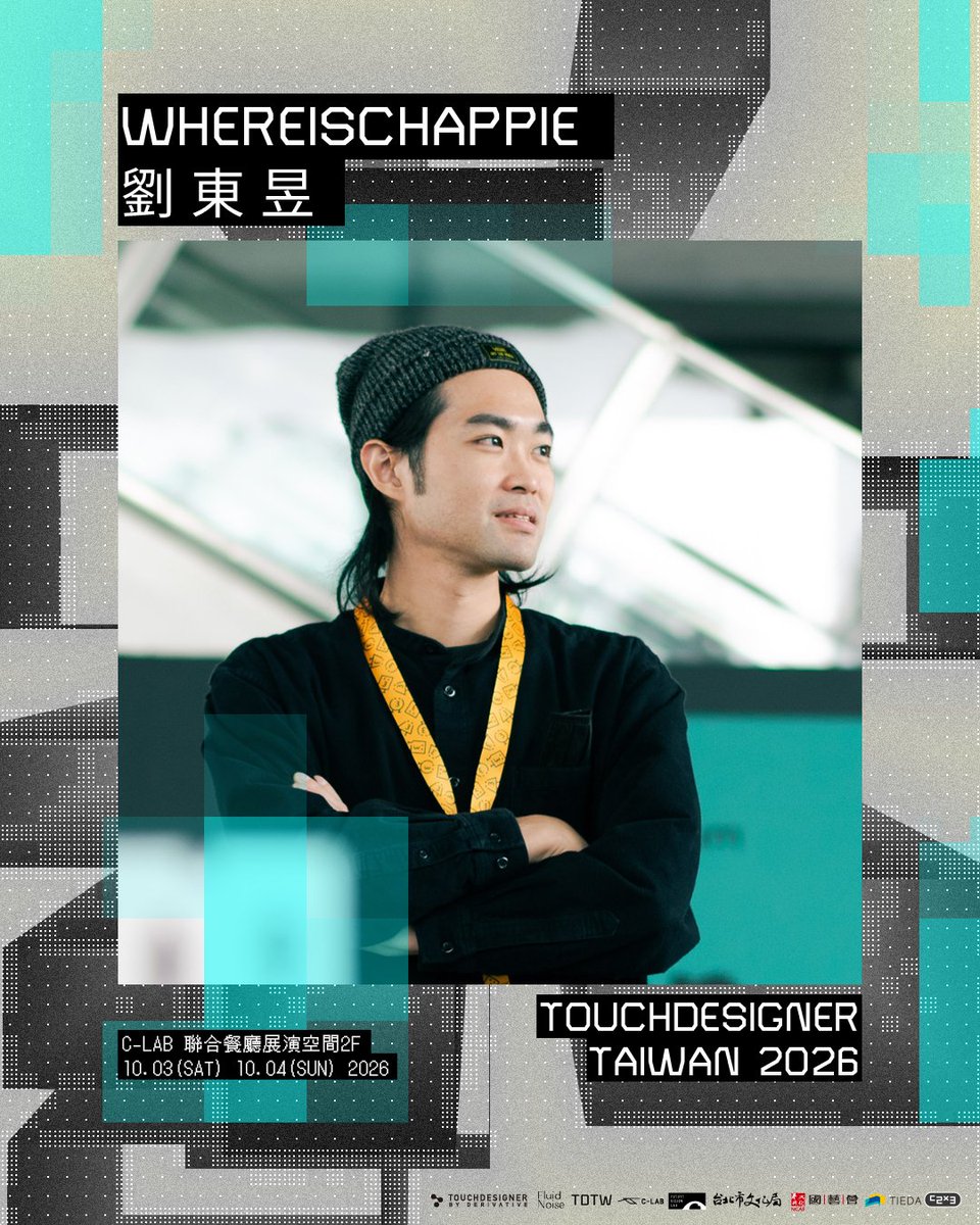 1null1's tweet photo. TAIPEI - This weekend on Oct 4th, join us for TouchDesigner Taiwan 2026 hosted by TDTW x Derivative. 
On the agenda, featured speakers, lightning talks and time to chill out and mingle. 
Workshops the day before Oct 3 as well!
 
https://t.co/Rf60WzvkmX https://t.co/Wk7WEhsJcf