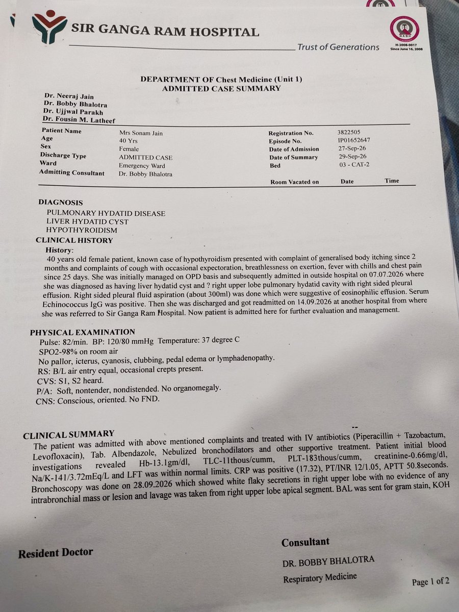 JainElectro's tweet photo. @careinsuranceIN @irdaindia @JPNadda @OfficeofJPNadda @sivrajsinghchouhan  care health insurance company ne abhi tak sahi tarike se documents ki jach nahi ki is me saph safh likha hai ki lungs me pulmonary hydrated cavity or me sir ganga ram hospital me chest and medicine Dr pro. Boby bhalotra ji ke under me keval lungs ki cavity ka treatment kara raha hu na ki kishi bhi cyst ka 
Aap kese claim ko deny kar kase kar sakte hai #carehelthfarzi