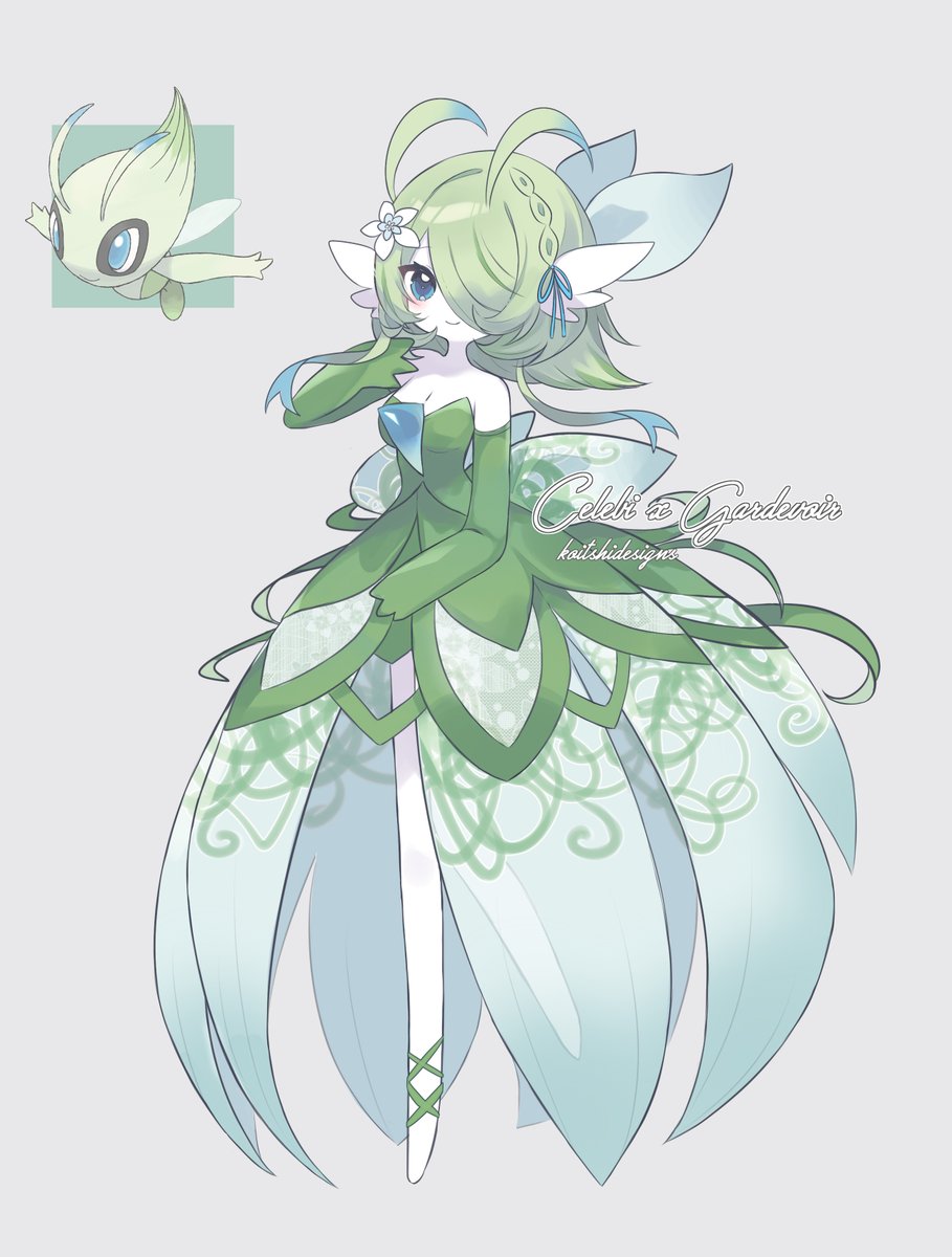 koitshidesigns's tweet photo. Celebi x Gardevoir 🌿
#Pokémon https://t.co/p7vxNfDCSm