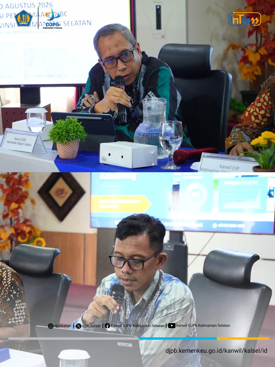 djpb_kalsel's tweet photo. Publikasi ALCo Regional Kalimantan Selatan Realisasi s.d. 31 Agustus 2026. Kinerja ekonomi dan fiskal daerah tetap terjaga di tengah dinamika global. Sinergi pusat dan daerah terus diperkuat untuk mendukung pertumbuhan ekonomi, pembangunan, dan kesejahteraan masyarakat. #APBNKita https://t.co/WBtOVTVAqg