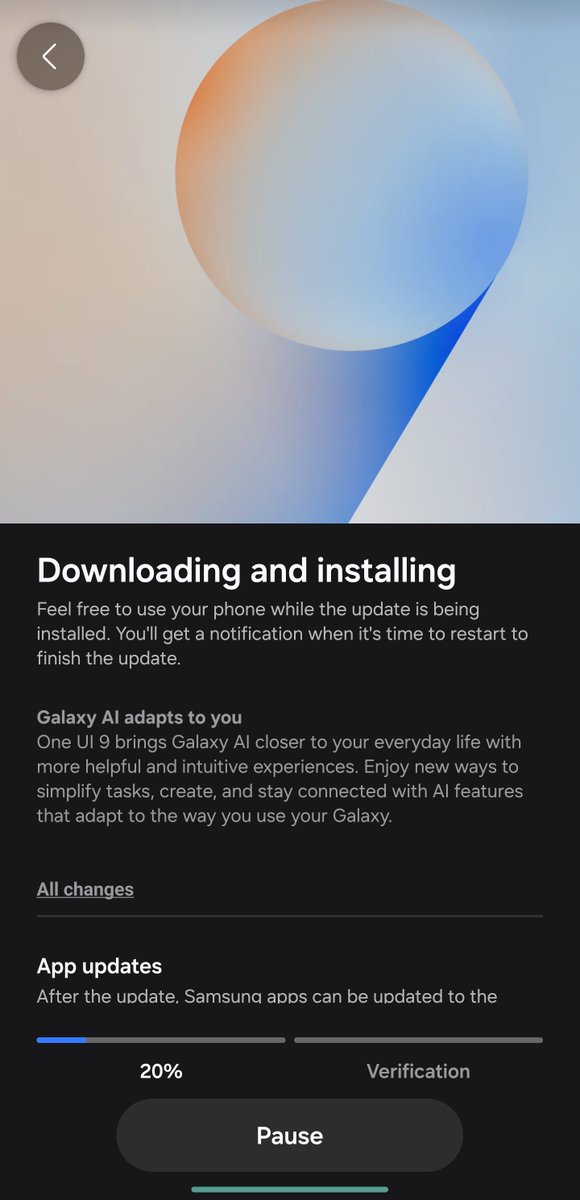Ashwath_AR's tweet photo. FINALLY

Galaxy S26, One UI 9 Stable is finally rolling out to non-Beta users in India.

Build: S948BXXU4BZI6

After all the waiting, refreshing Software Update, and endless delays... OUR TURN HAS FINALLY COME!

Samsung, better late than never! https://t.co/phWj3w3wOH
