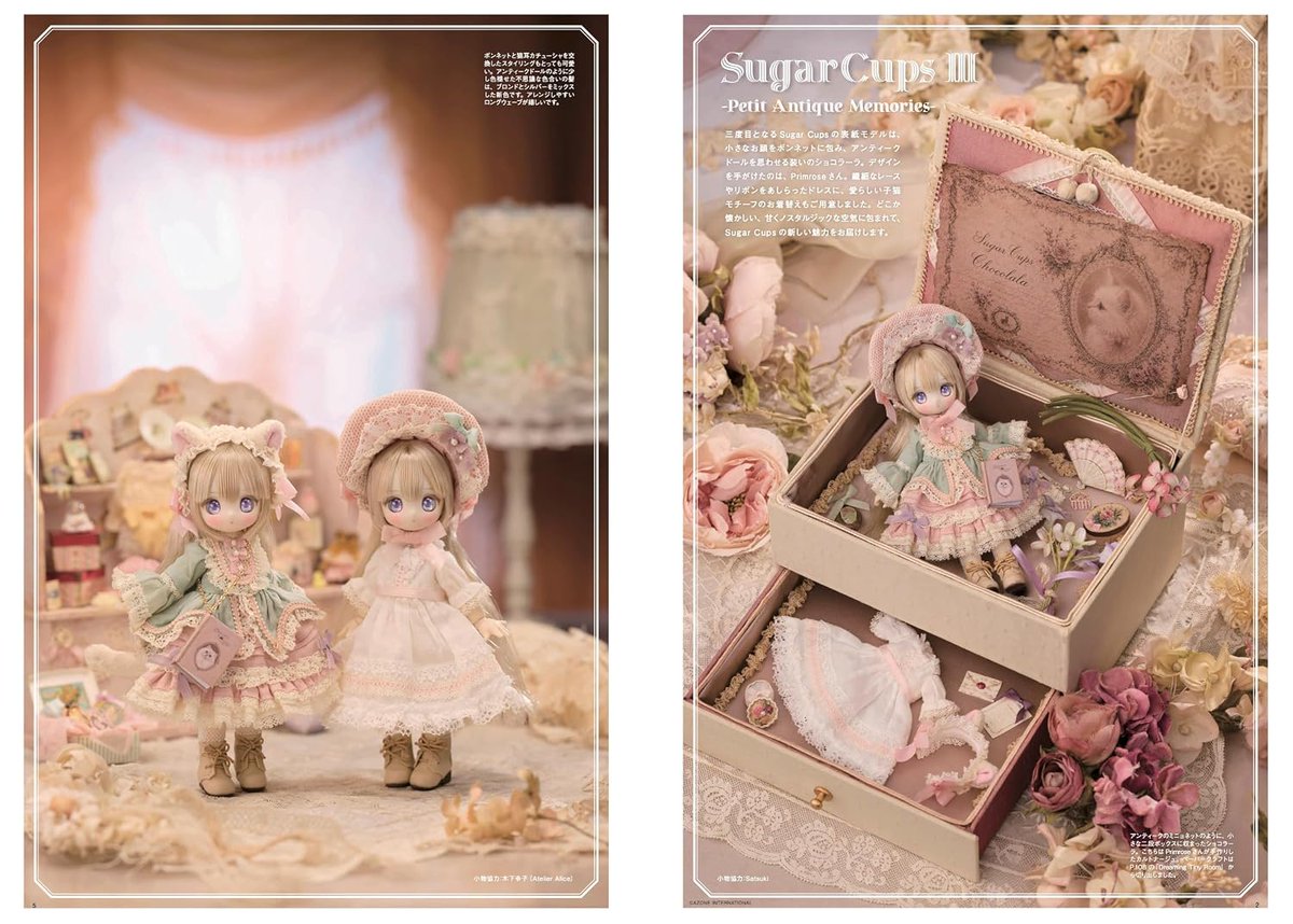 PH_webshop's tweet photo. 【2026年10月20日発売】
表紙と巻頭特集は「#SugarCups」！
表紙モデルは「ショコラーラ -Petit Antique memory-」。
話題の「ボニーバニー」も特集！

『Dollybird vol.42-SugarCups &amp; BONNIE-』

ご予約は↓「メール便」ご選択で送料無料！
https://t.co/DJCUoO6grr

#Dollybird
#シュガーカップス https://t.co/NLxCgNisah