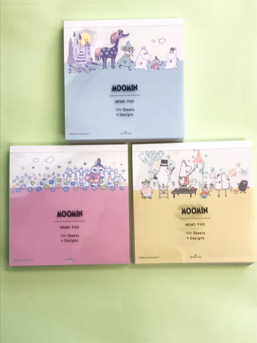 bungu_soc's tweet photo. ムーミンのメモパッド
10.0×10.0cmサイズ（100枚）
1冊 572円税込み
明るいトーンで くすみカラー
仲間たちとのお出かけシーン
自由気ままにお絵描きしシーン
沢山のお花に囲まれるリトルミィとニョロニョロ どれも可愛らしい絵柄です🤗

#ムーミン #ムーミングッズ #ホールマーク #ソック #長井市 https://t.co/rBkM9JLETz