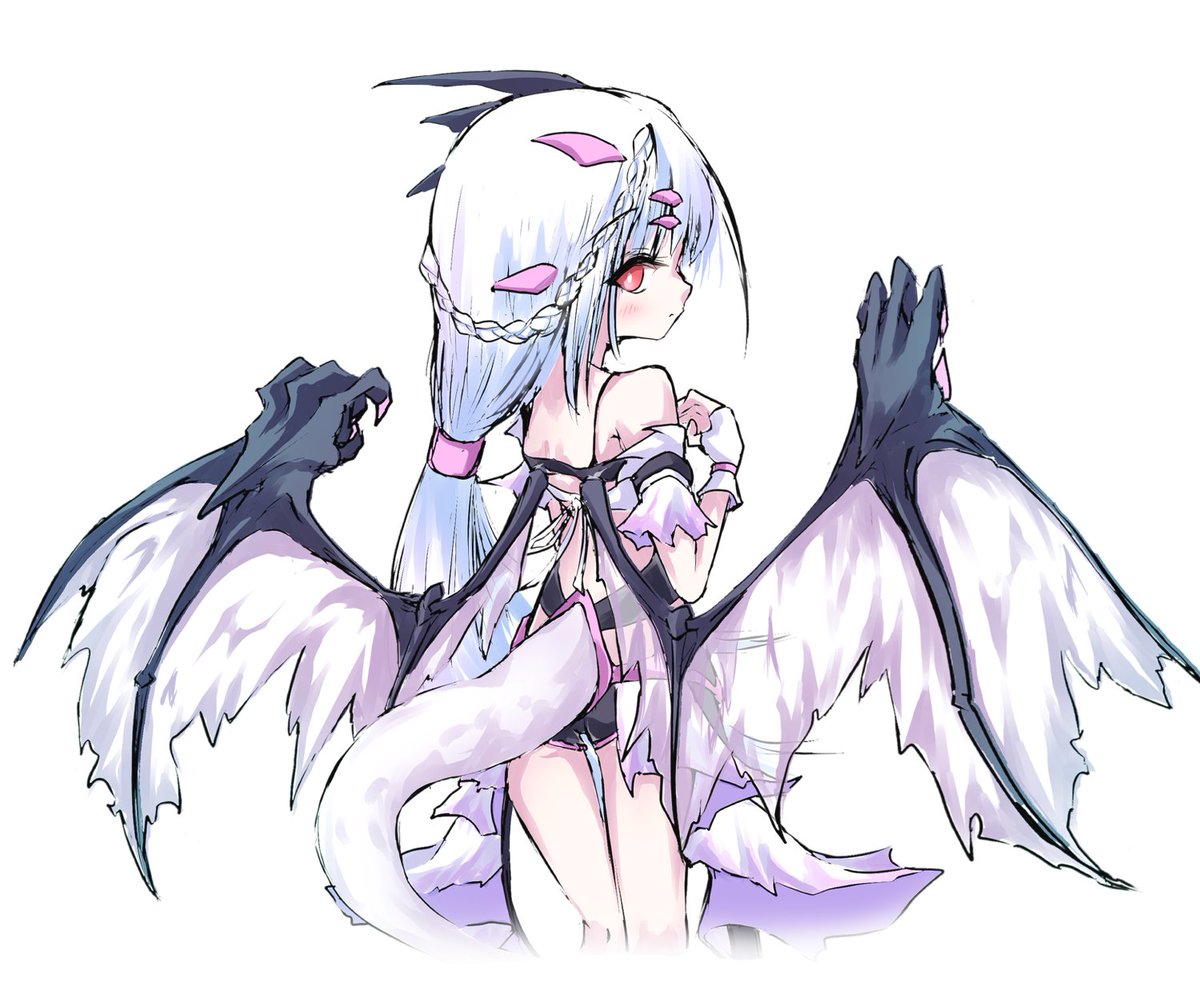 bakugori031's tweet photo. 竜っ娘描くけど別衣装とかだと翼をオミットしがちなのでしっかり翼も描かれた良い感じの絵をまとめて再掲 https://t.co/inqoxY5AmC