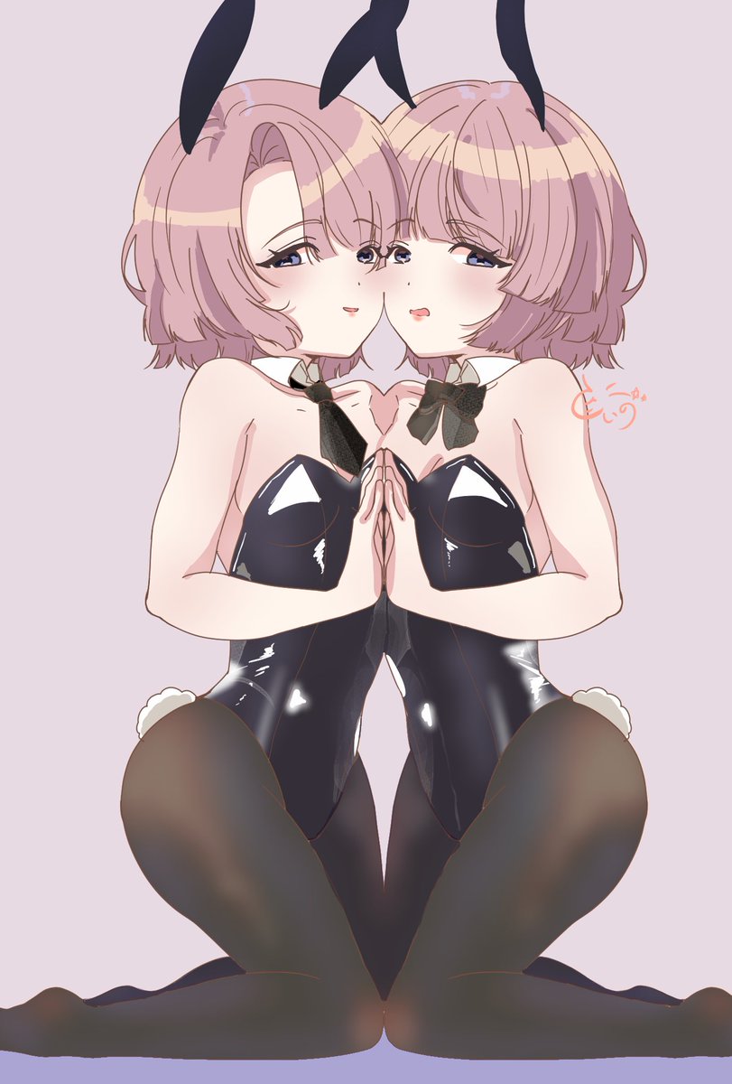 hiino_p's tweet photo. バニー麻央×麻央🐰

👿ガシャでなかったのでバニーにしてやりました♡ https://t.co/XxjwbKQ1b7