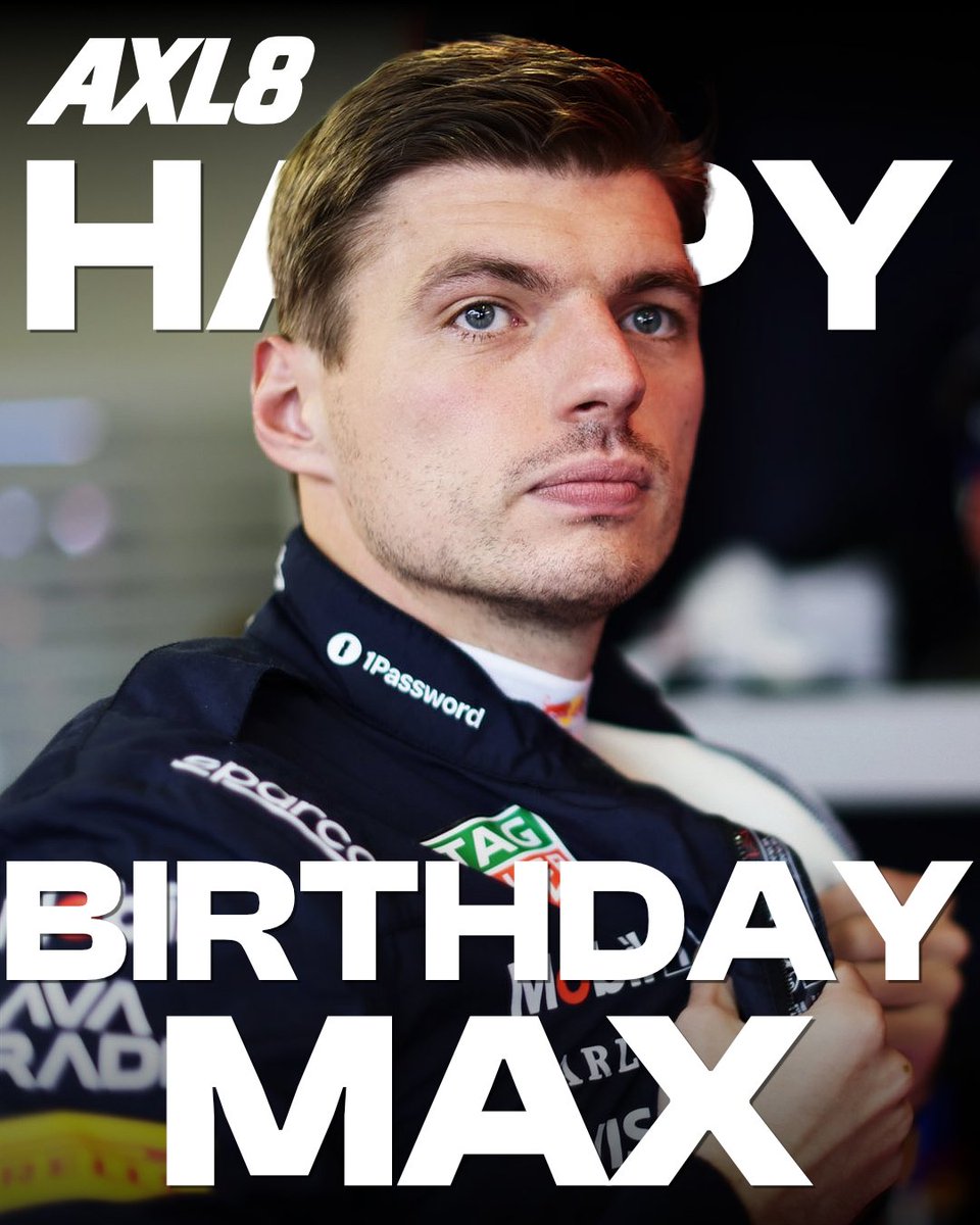 axl8_studio's tweet photo. Happy birthday Max. 29 today.

4 world titles 71 wins 134 podiums 48 poles 37 fastest laps 3607.5 career points 248 race starts

Still the youngest driver ever to win a Grand Prix. 19 wins in 2023. 10 wins in a row. Came within 2 points of a fifth title last year.

From Hasselt to the top of the sport in a little over a decade.

Happy birthday. #F1 #MaxVerstappen