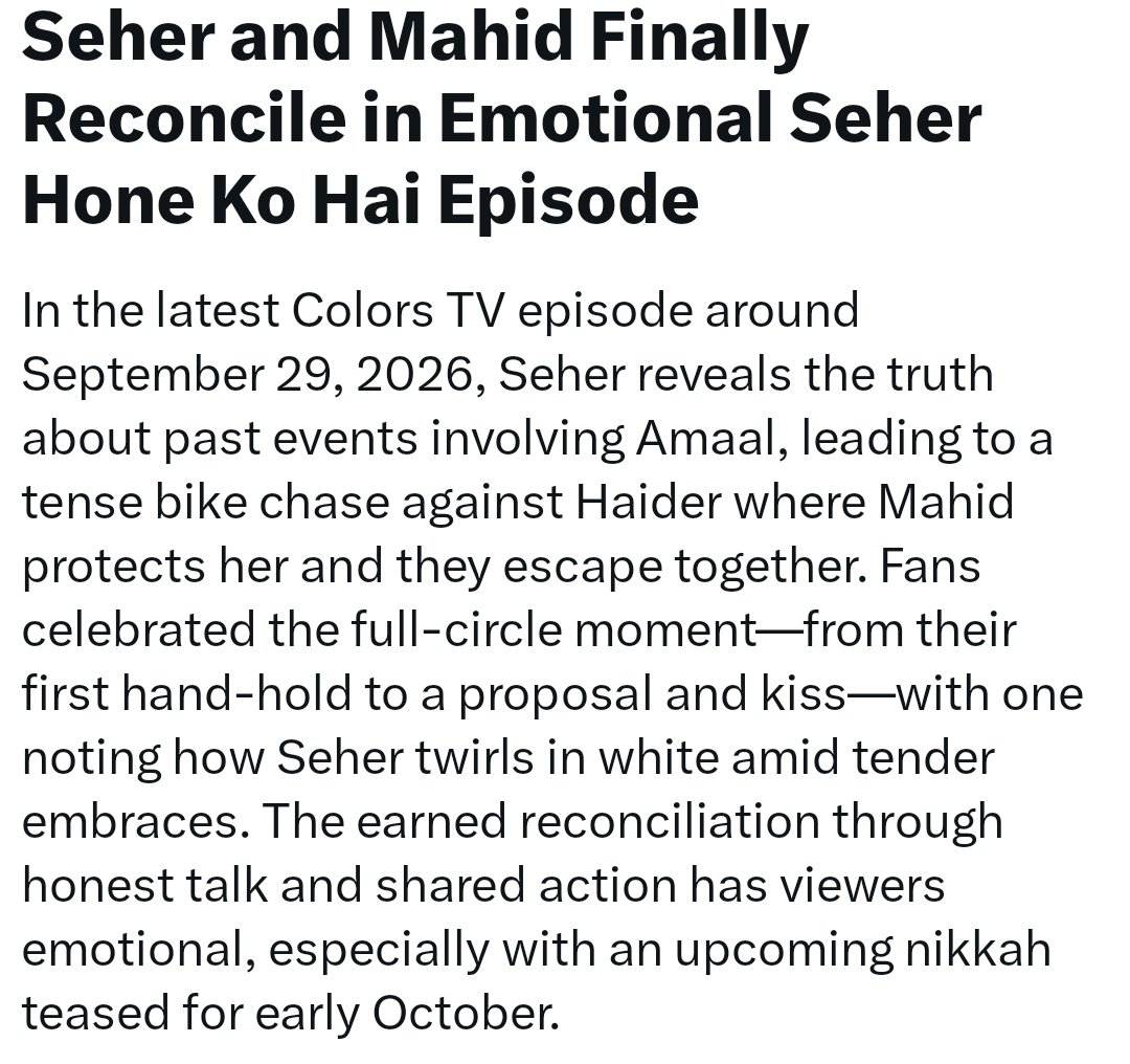 Parthadore's tweet photo. Trending 

#ParthSamthaan #SeherHoneKoHai #MahidNiyazi #Maher https://t.co/NOQ6udHPAn