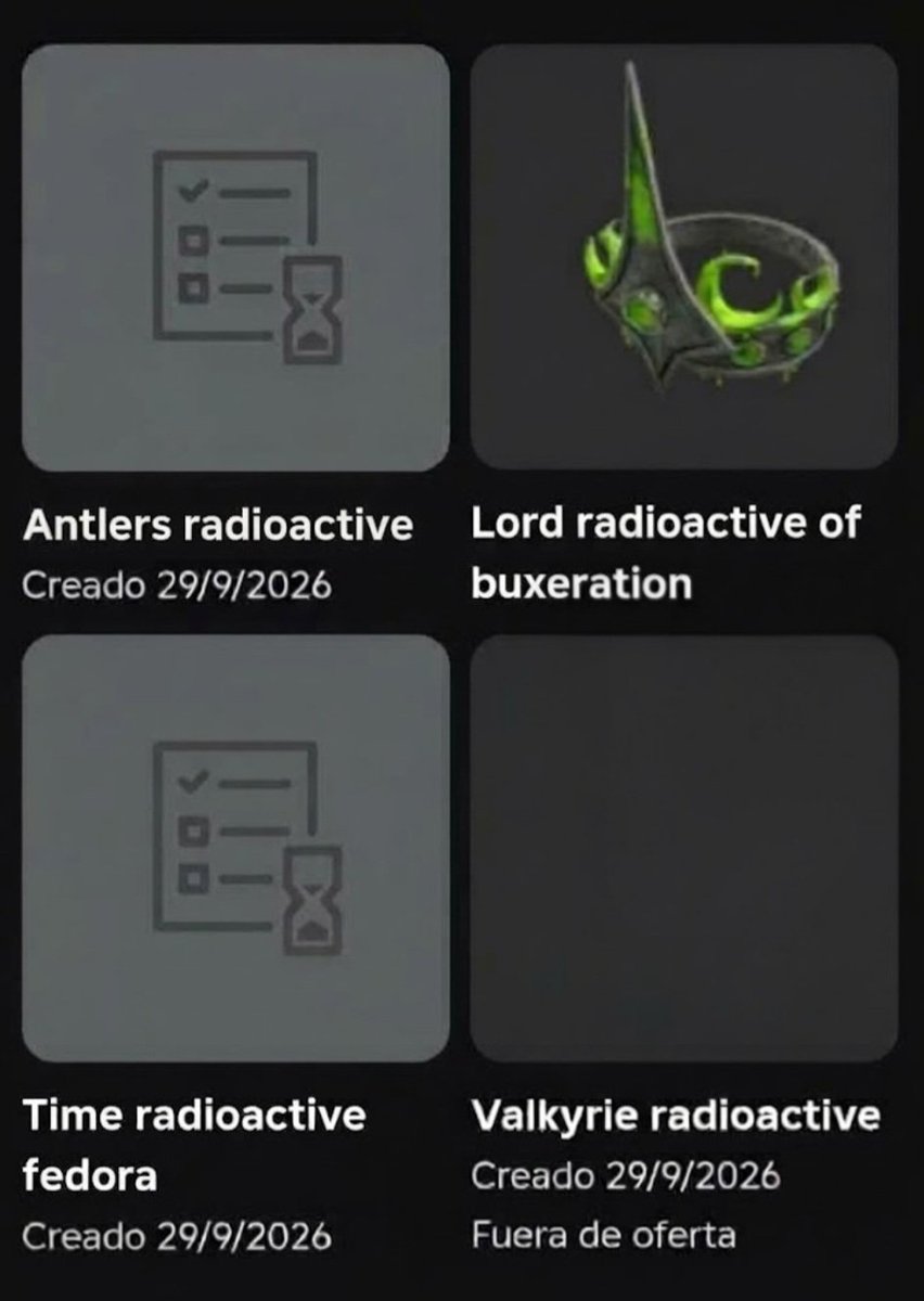 IncomPablo29L's tweet photo. Upcoming radioactivity-themed UGC items; they just need Roblox's approval XD

#roblox #robloxartㅤ #robloxdev #ugc https://t.co/s5V5dDEYlL