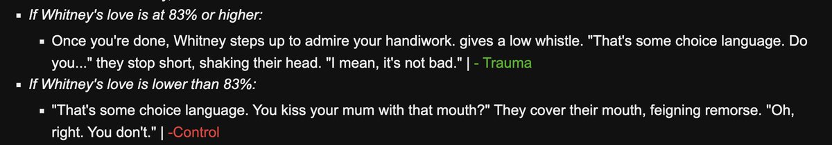gaynarwalminute's tweet photo. there IS a canon interaction where whitney throws a mom joke at you. its so cute too that they have second thoughts about saying it at high love.... moe moe moe moe!!!!!! https://t.co/O4GVQHGYcf
