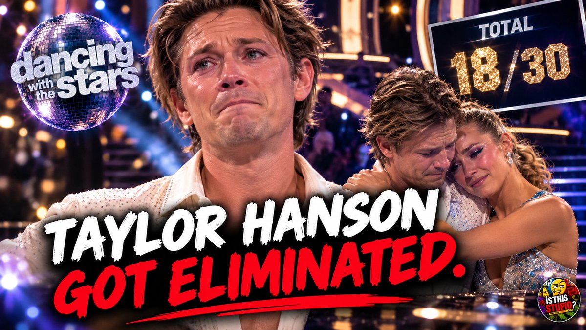 MercatodoAdm's tweet photo. TAYLOR HANSON GOT ELIMINATED. 💀
18/30.
One week of Yacht Rock.
One Mirrorball dream gone.
DWTS DOES NOT PLAY AROUND. 😭💃
https://t.co/SV5lv53NS7
#DWTS #DancingWithTheStars #YachtRock https://t.co/gN9JzD8JEG